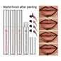 Waterproof Lip Liner Peel Off Tattoo Lipgloss Waterproof Long Lasting Matte Lip Tint Brown Contour Tear-off Lips Stain Cosmetic