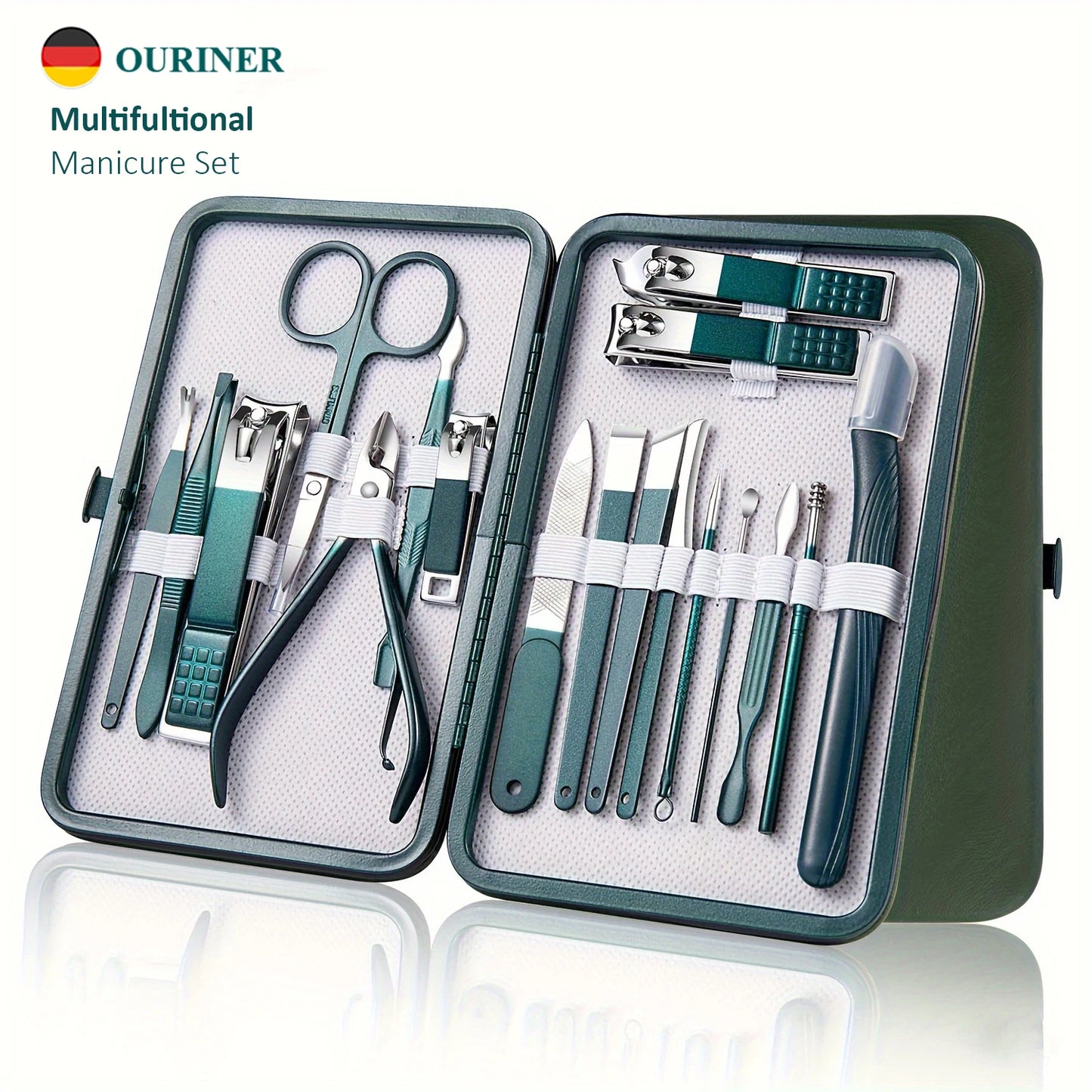 Kit de Unhas Completo em Aço Inox – Manicure & Pedicure