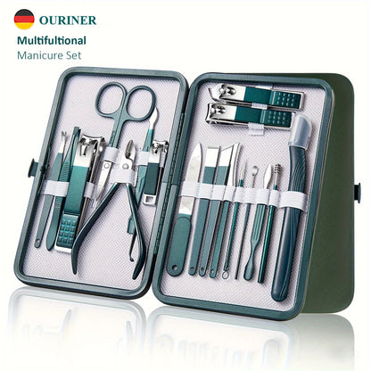 Kit de Unhas Completo em Aço Inox – Manicure & Pedicure