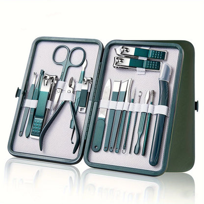 Kit de Unhas Completo em Aço Inox – Manicure & Pedicure